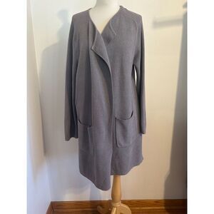Barefoot Dreams CozyChic Lite Open Cardigan Sweater Small Pockets Cozy Chic